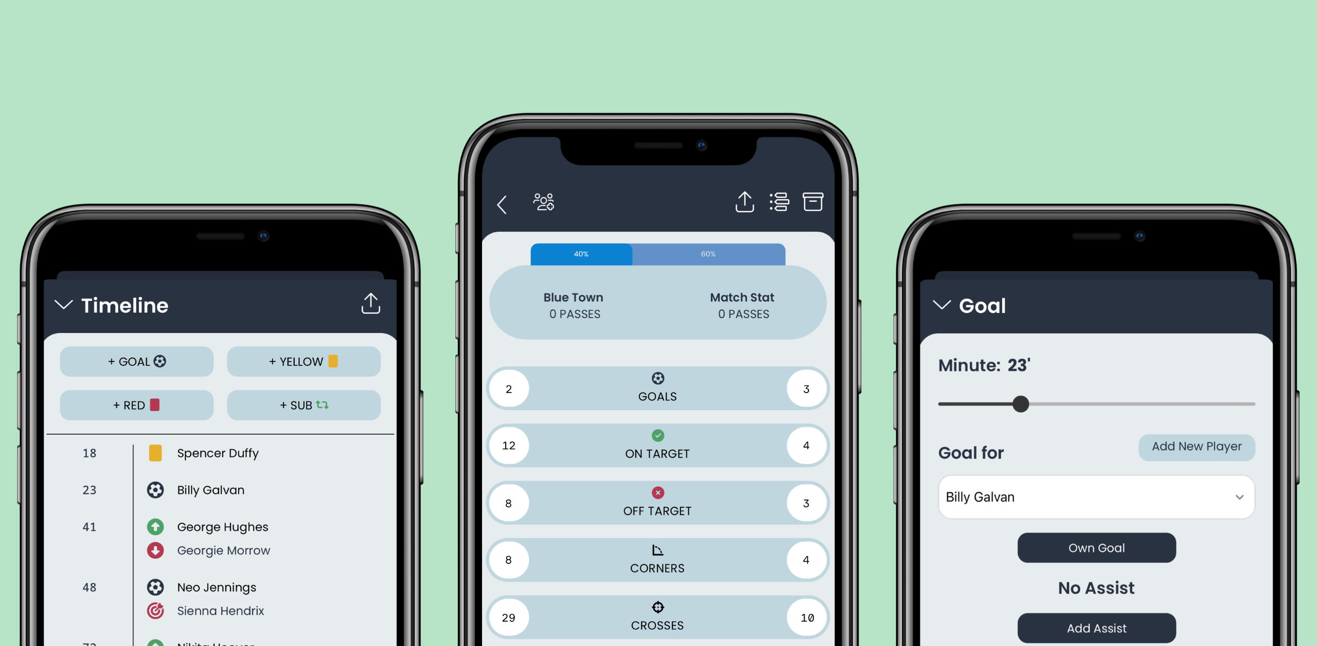 See your Match Timeline and share it with others